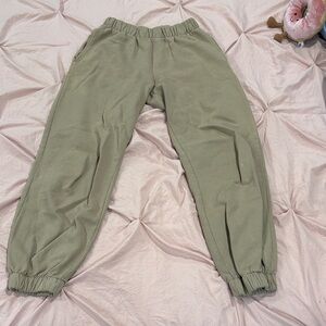 Brandy Melville Tan Jogger Pants